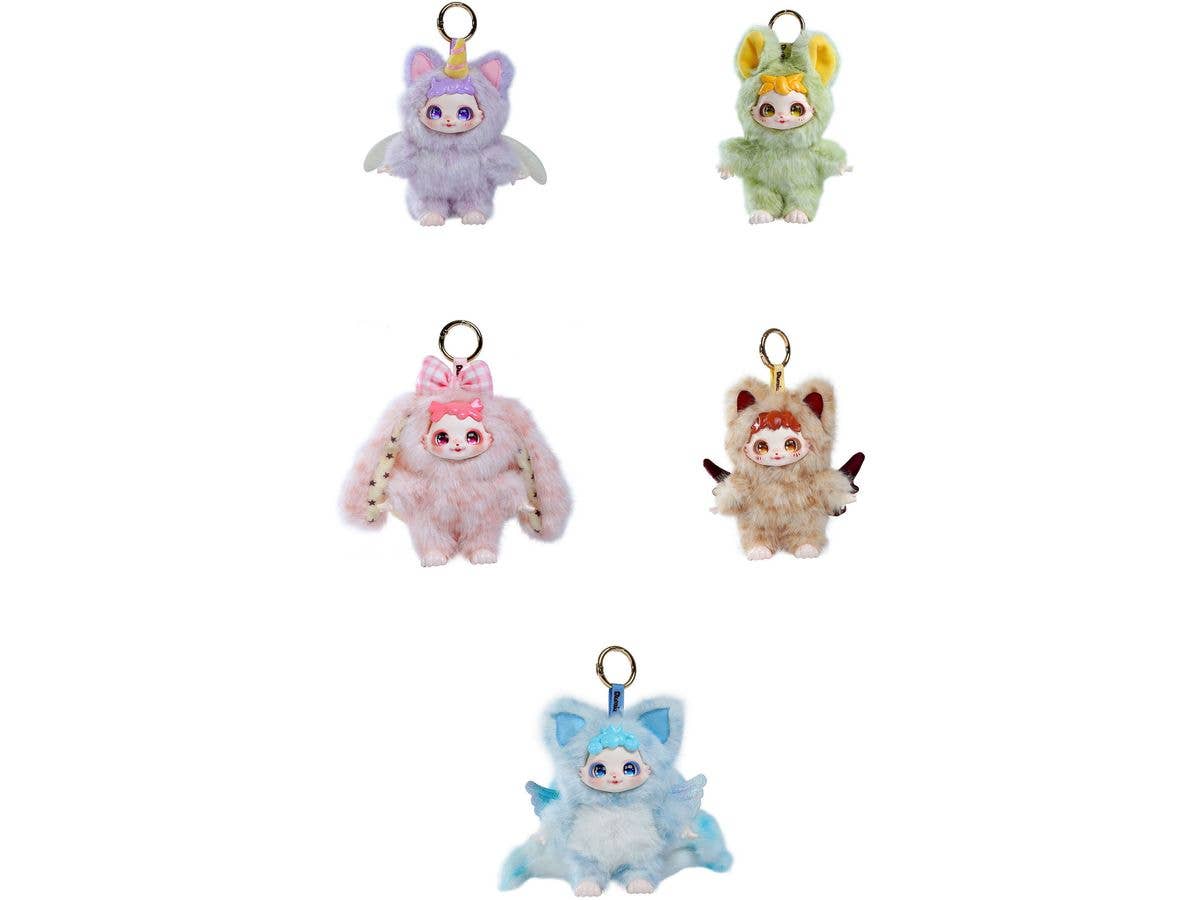 森野スターファンタジー精霊 ソフビ付きぬいぐるみ シリーズ ブラインドボックス 1Box 4pcs