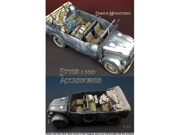 1/35 WW.II アクセサリー ドイツシュタイヤー1500用車載装備品セット