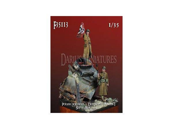 1/35 WWII ポーランド 戦車を撃破した歩兵 1939年9月戦役 ジオラマセット (2体+ベース)
