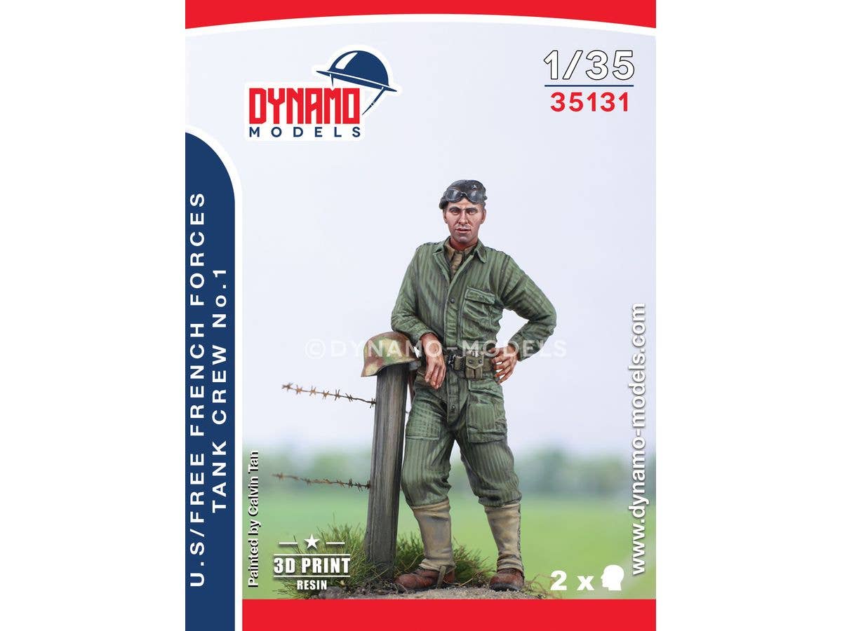 1/35 WW.II 米軍・自由フランス軍戦車兵 1