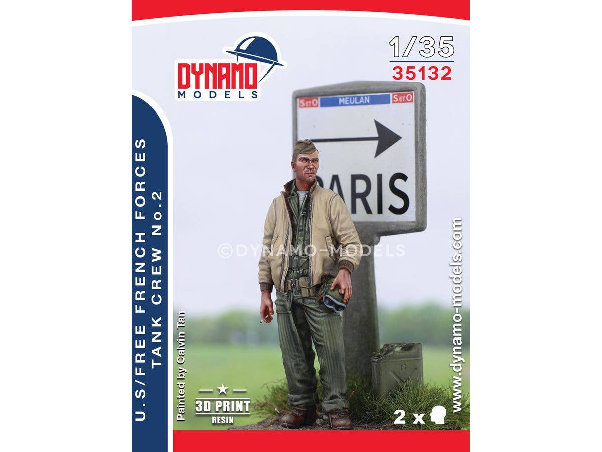 1/35 WW.II 米軍・自由フランス軍戦車兵 2