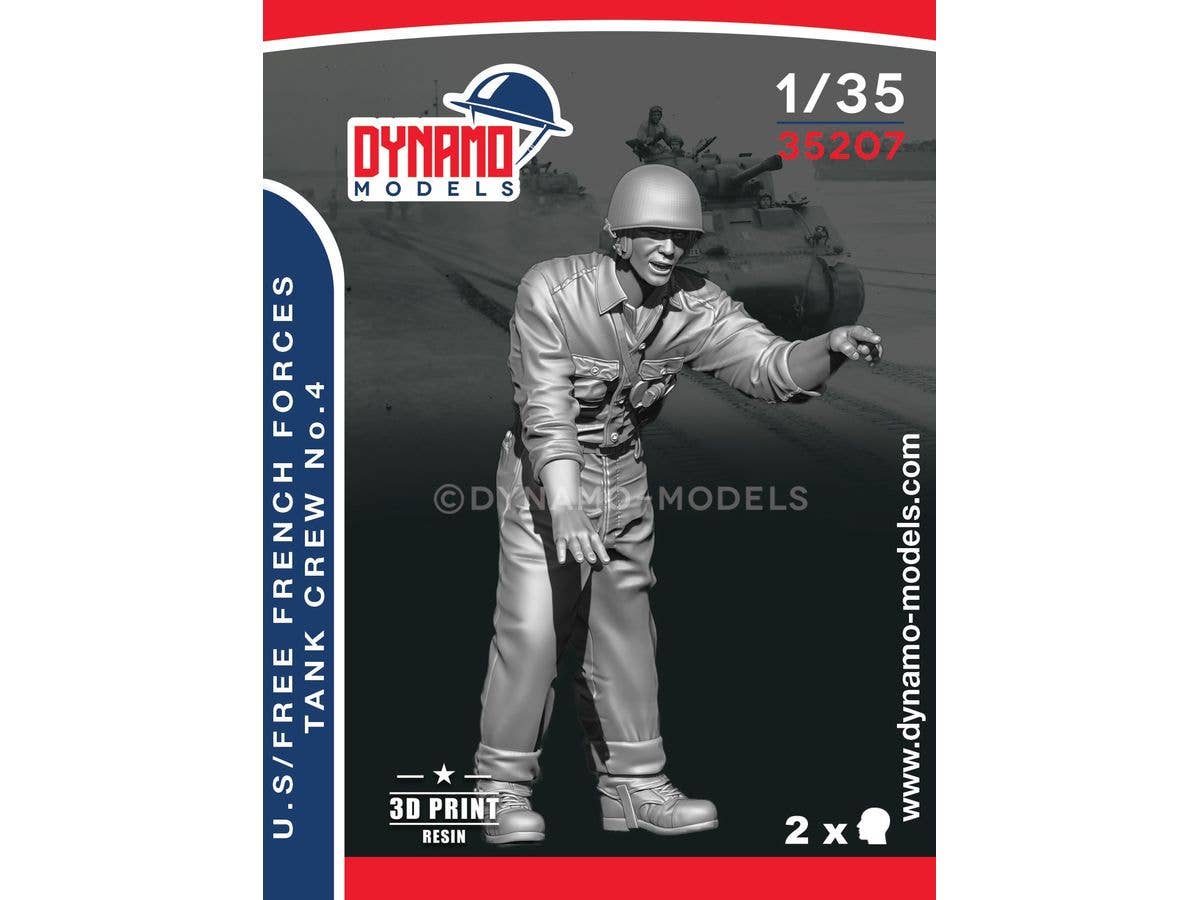 1/35 WW.II 米軍・自由フランス軍戦車兵 4