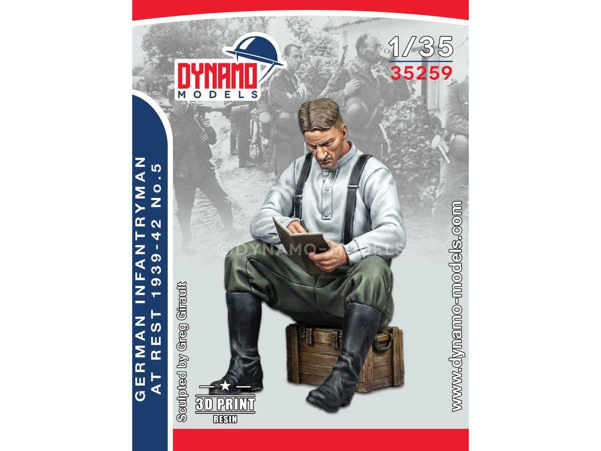 1/35 WW.II ドイツ兵 1939 - 1942 休憩中 5