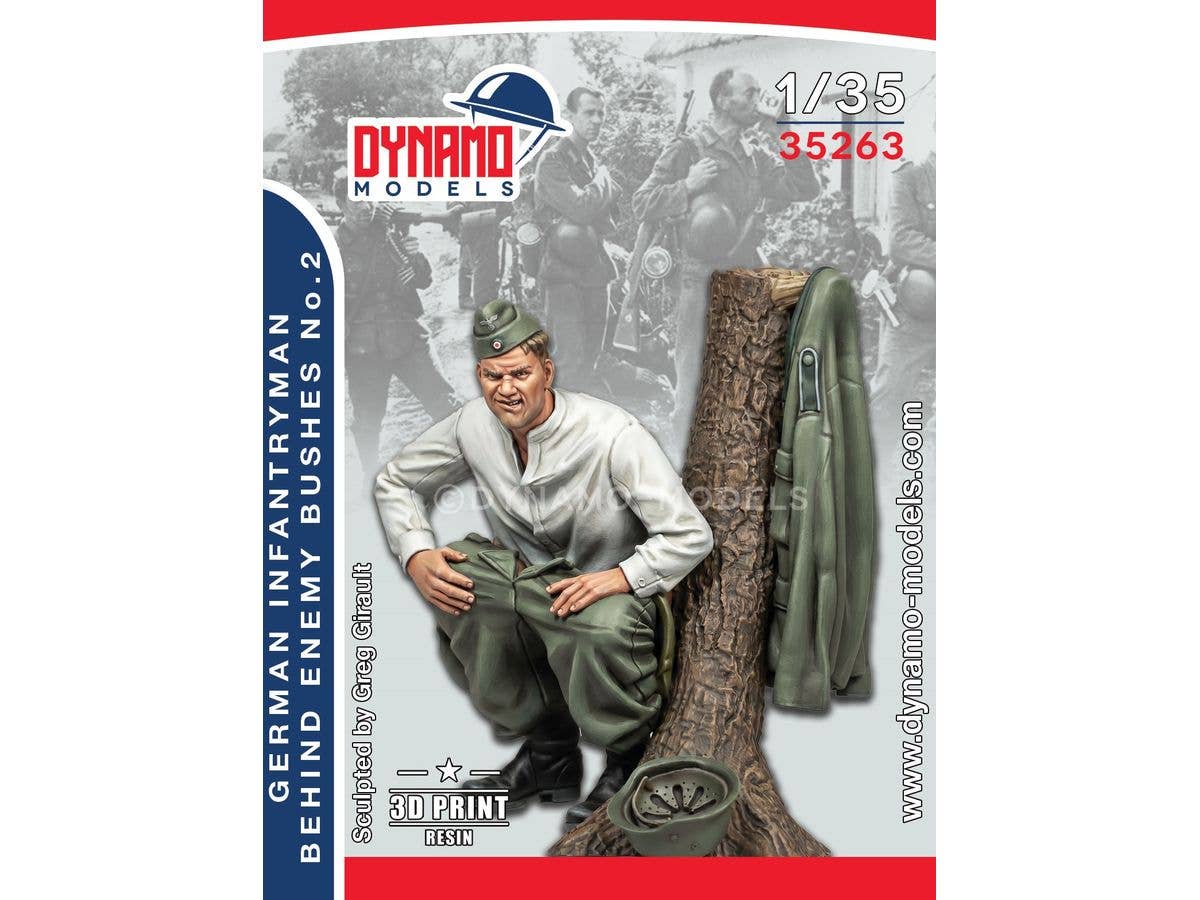 1/35 WW.II ドイツ兵 1939 - 1942 茂みの中 2