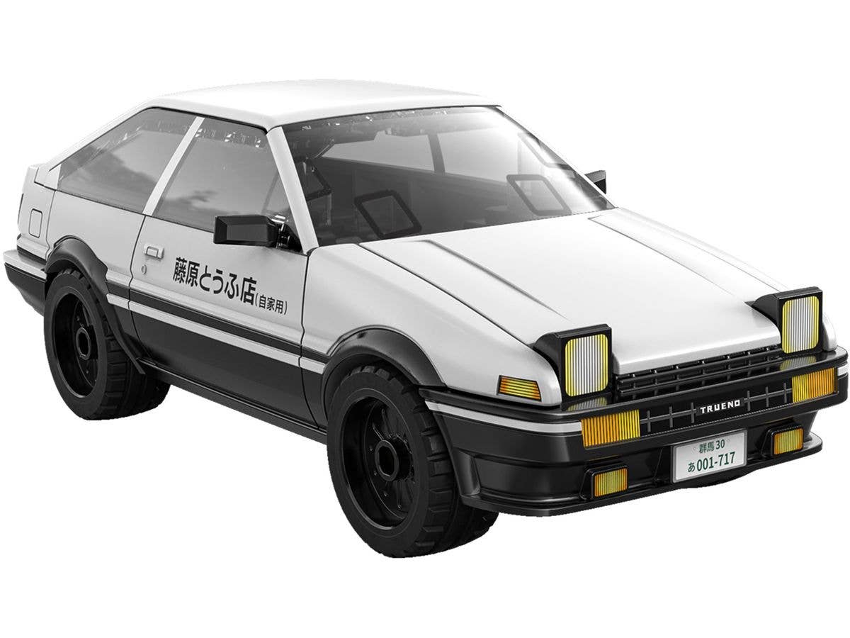 頭文字D リアルボディキット 藤原拓海 AE86 TRUENO 白