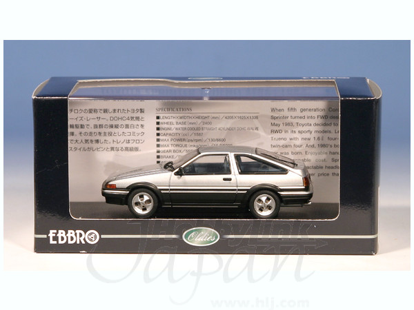 1/43 トヨタ スプリンター トレノ AE86 1983 シルバー