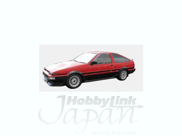 1/43 トヨタ スプリンター トレノ AE86 GTV w/alloy wheel レッド