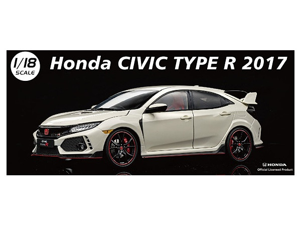 1/18 Honda CIVIC TYPE R 2017 Championship White