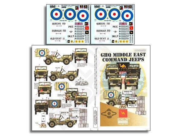 1/35 WWII イギリス陸軍 中近東のGHQコマンドジープ