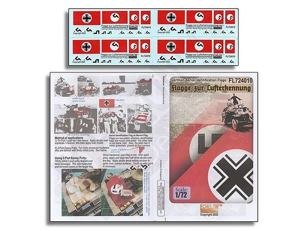 1/72 WWII ドイツ 対空識別 / 標識旗