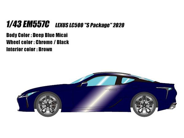 1/43 LEXUS LC500 S Package 2020 ディープブルーマイカ
