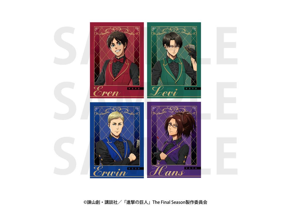 TVアニメ 進撃の巨人: トレーディングフォトカード カジノディーラー 1Box 4pcs