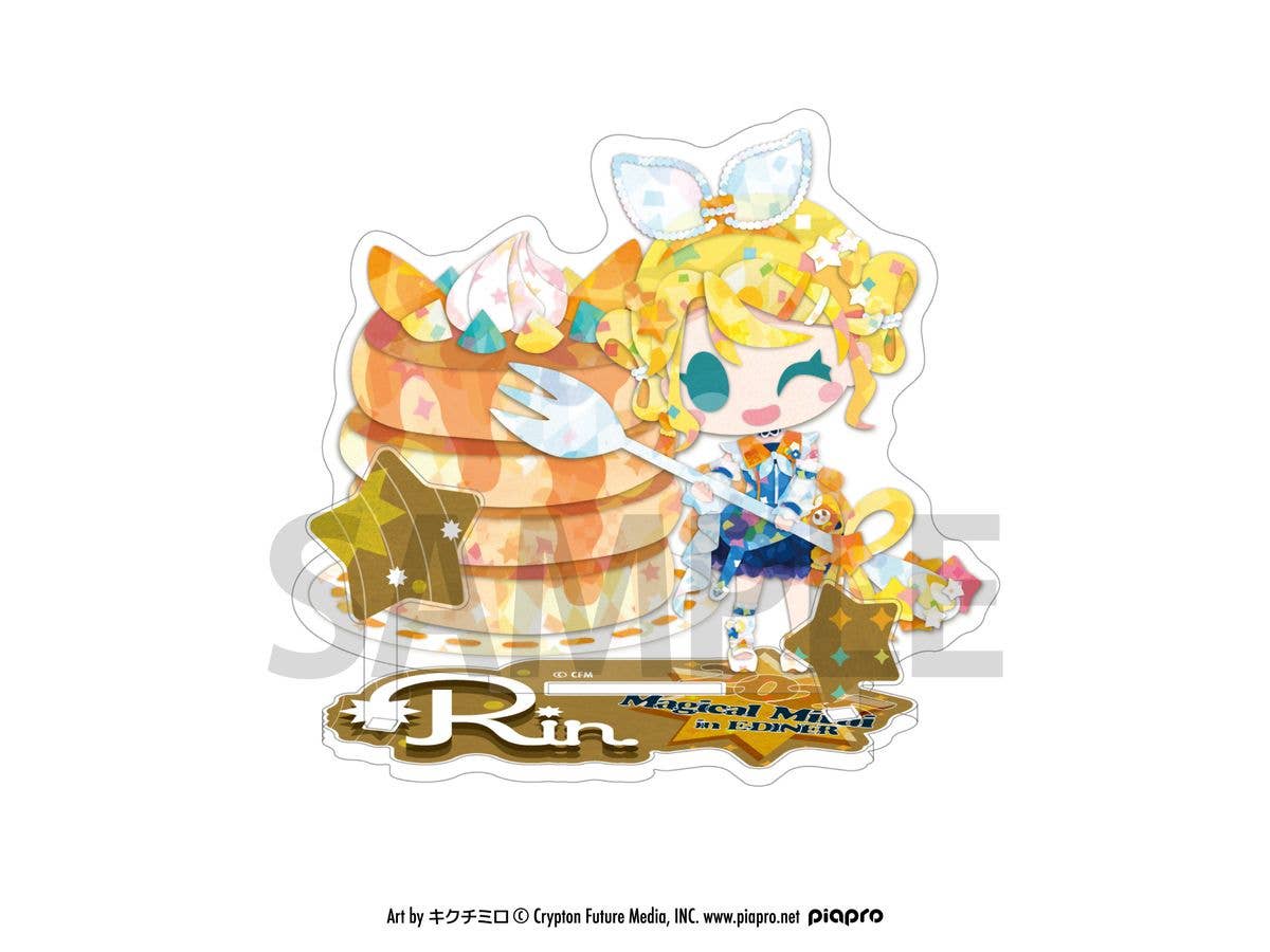 初音ミク: マジカルミライ 2025 コラボカフェin E-DINER  ミニキャラアクリルスタンド 鏡音リン