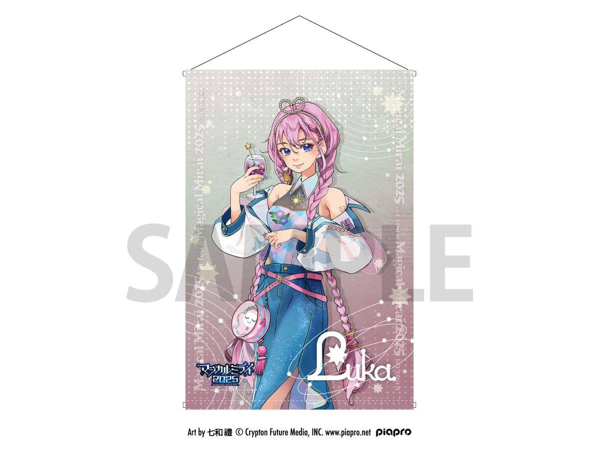初音ミク: マジカルミライ 2025 コラボカフェin E-DINER  B2タペストリー 巡音ルカ