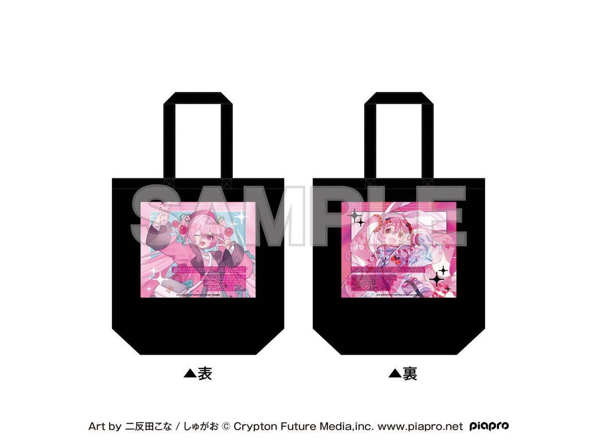 桜ミク x Shibuya Sakura Stage: 両面トートバッグ