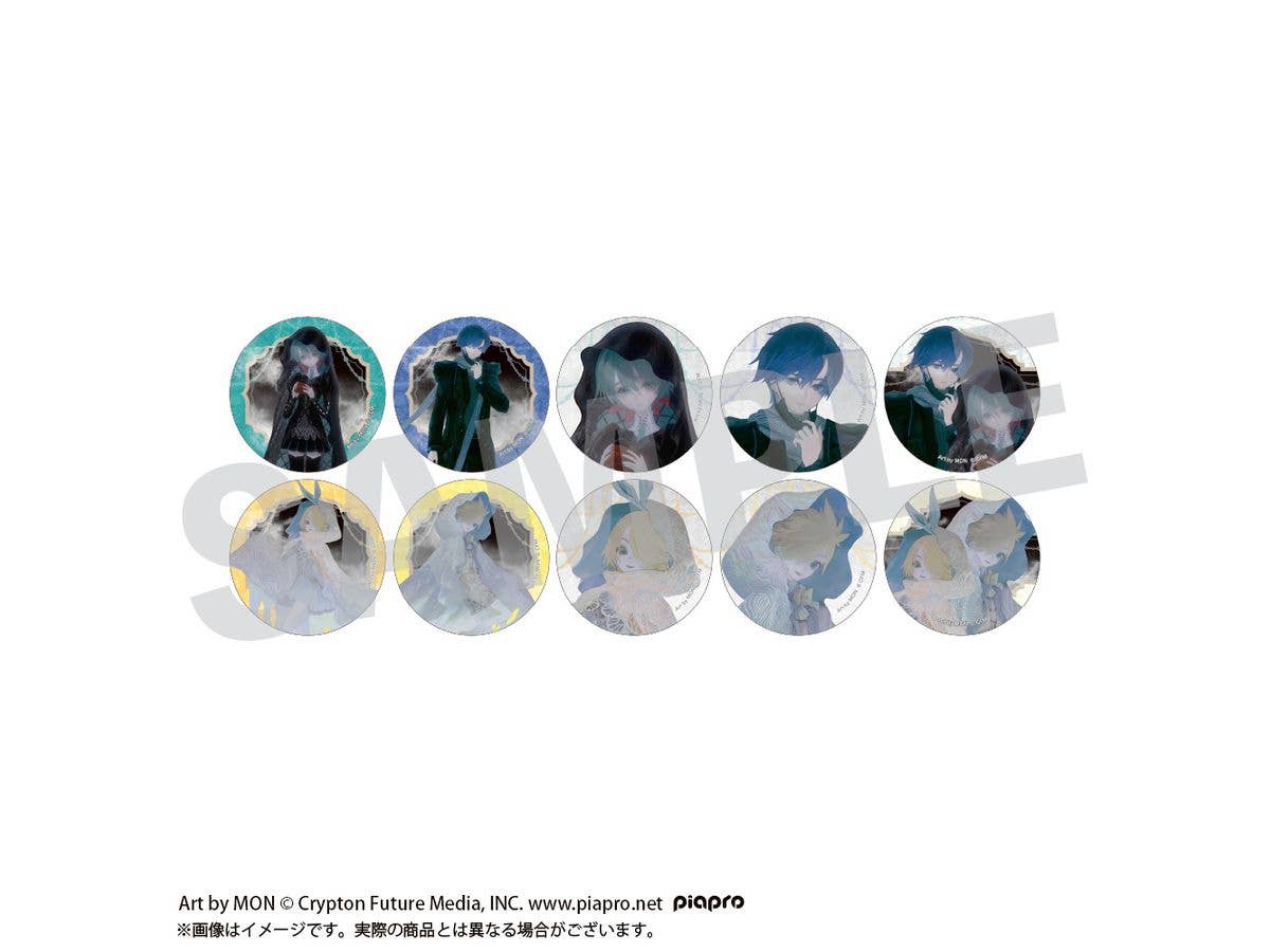 STEAKA [ヲチラレ] 初音ミク x オバケン: トレーディング缶バッジ 1Box 10pcs