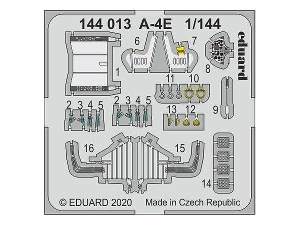 1/144 A-4E エッチングパーツ (エデュアルド/プラッツ用)