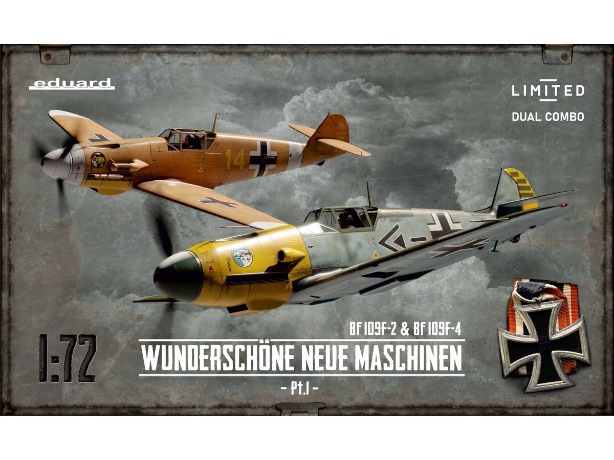 1/72 美しく新しいマシーン パート1 Bf109F デュアルコンボ リミテッドエディション