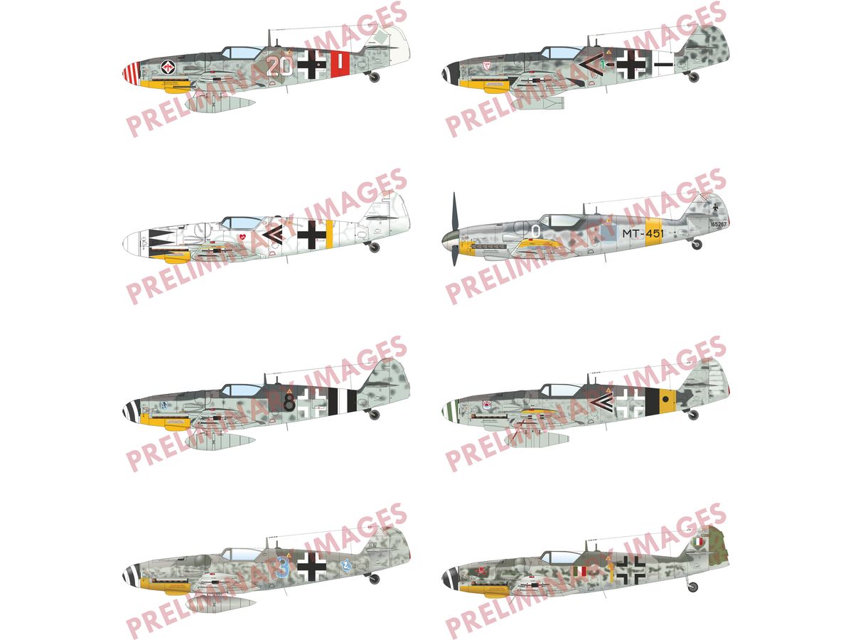1/72 グスタフ パートII Bf109G-6(後期)/14 デュアルコンボ リミテッドエディション