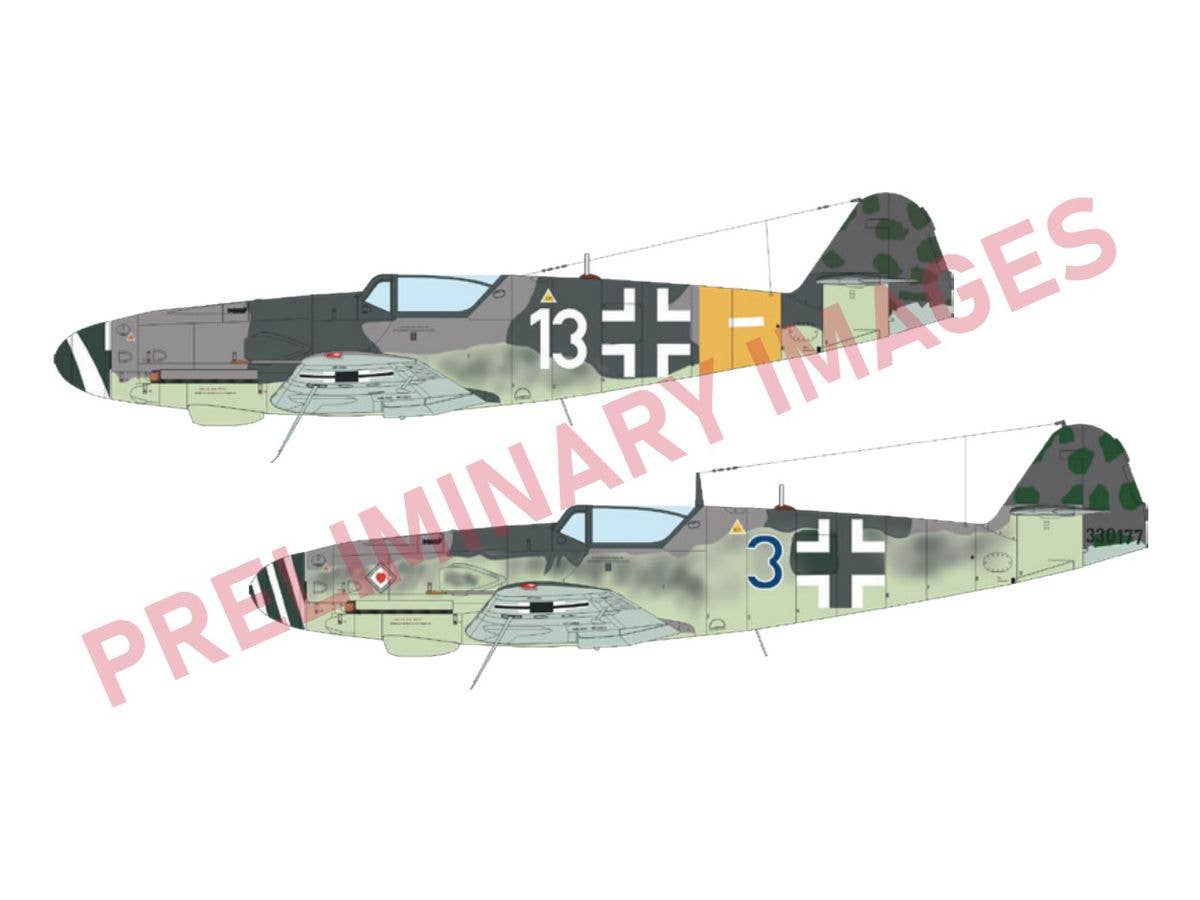 1/72 クーアフュルスト Bf109K デュアルコンボ リミテッドエディション