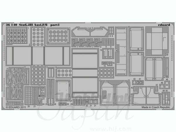 1/35 ドイツIII号突撃砲 Ausf.F/8 (ドラゴン 6644用)