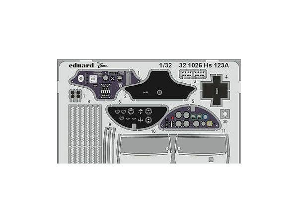 1/32 Hs123A エッチングパーツ (ICM用)
