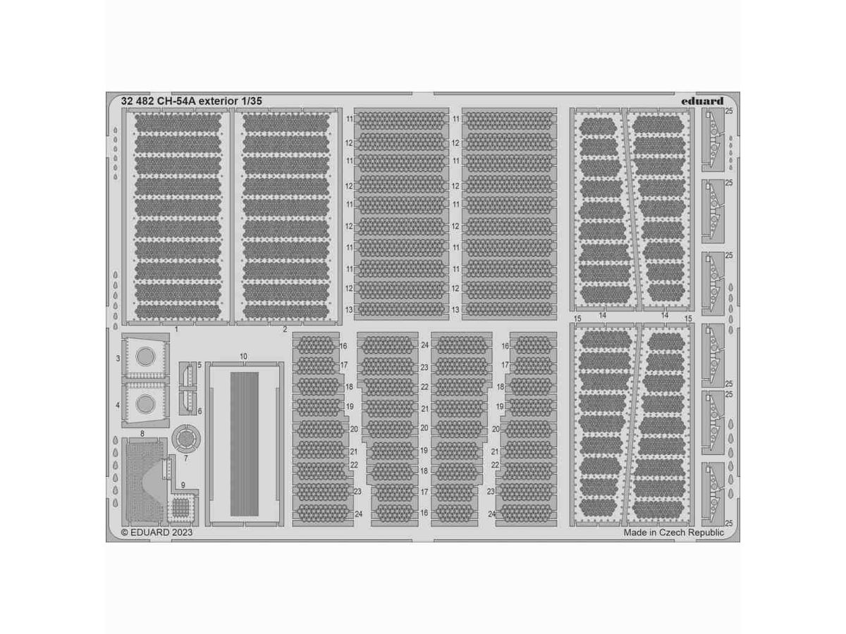 1/35 CH-54A 外装エッチングパーツ (ICM用)