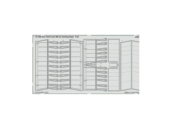 1/32 シーハリケーン Mk.IIc ランディングフラップ (レベル用)