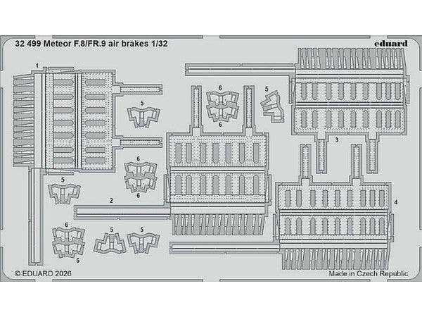 1/32 グロスター ミーティア F.8/FR.9 エアブレーキ (レベル用)
