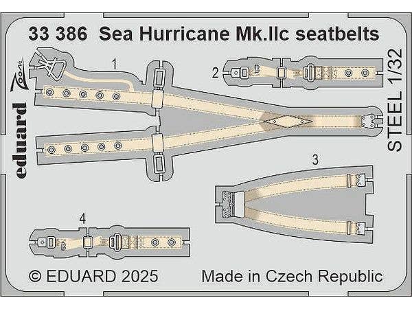 1/32 シーハリケーン Mk.IIc シートベルト (ステンレス製) (レベル用)