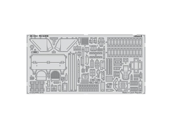 1/35 M4A3E8用エッチングパーツセット タミヤ用