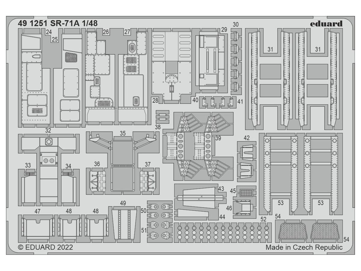 1/48 SR-71A内装エッチングパーツ (レベル用) | HLJ.co.jp 1/48 SR-71A内装エッチングパーツ (レベル用) | HLJ.co.jp