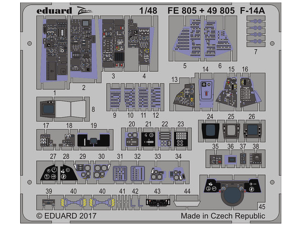1/48 F-14A内装 (タミヤ用)