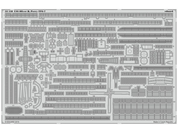 1/350 USS オリバーハザードペリー FFG-7 (アカデミー用)