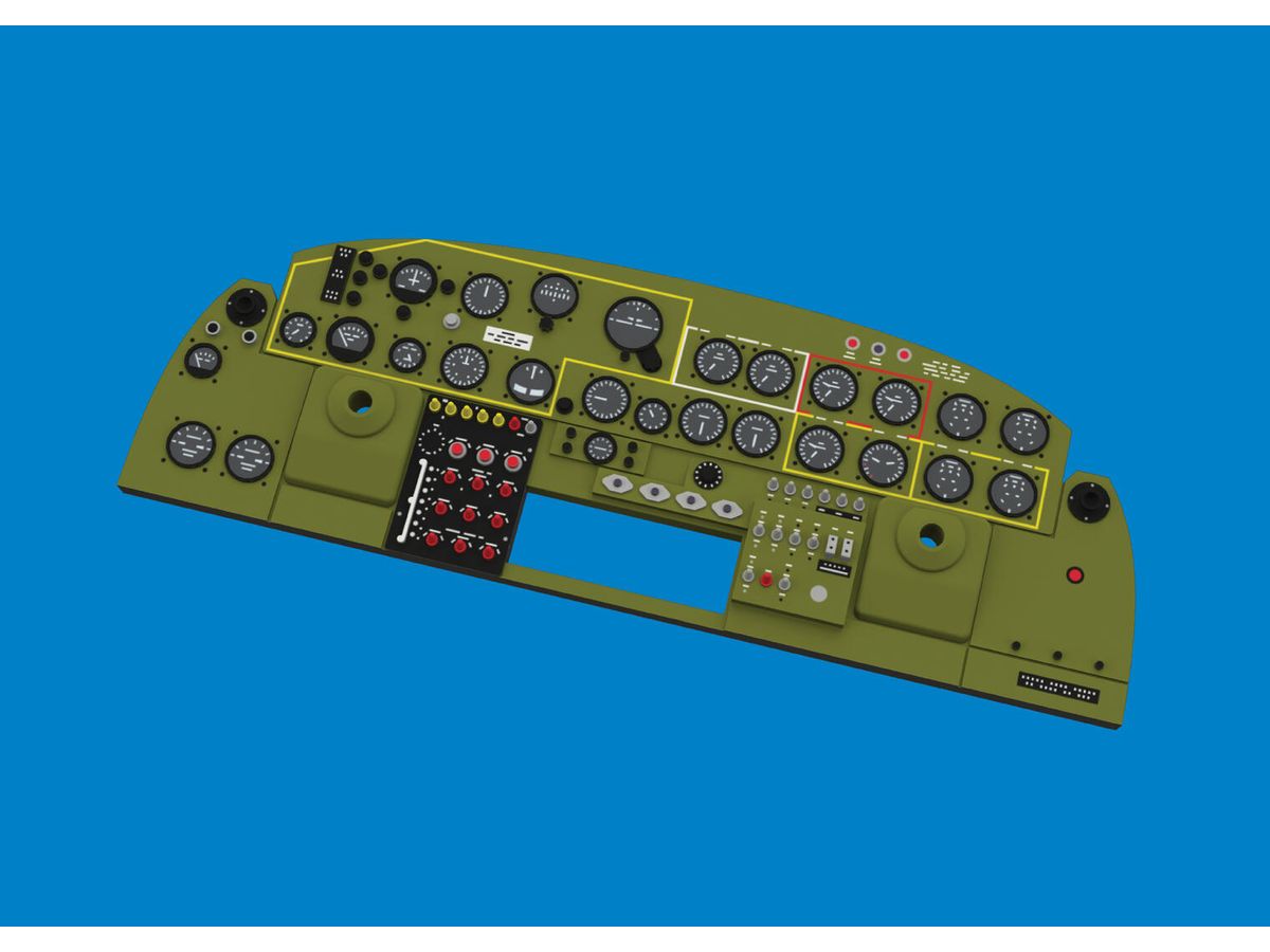 1/48 B-24D ルック 計器板 (ホビーボス用)