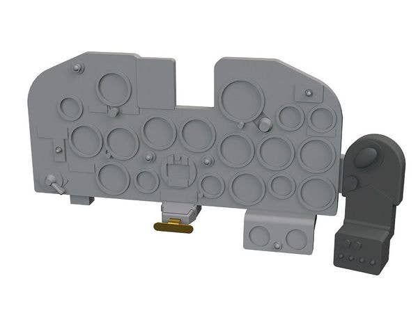 1/48 P-47D レザーバック ルック 計器盤 (ミニアート用)