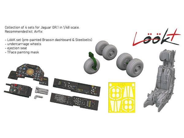 1/48 ジャギュア GR.1 ルックプラス 計器盤w/パーツセット (エアフィックス用)
