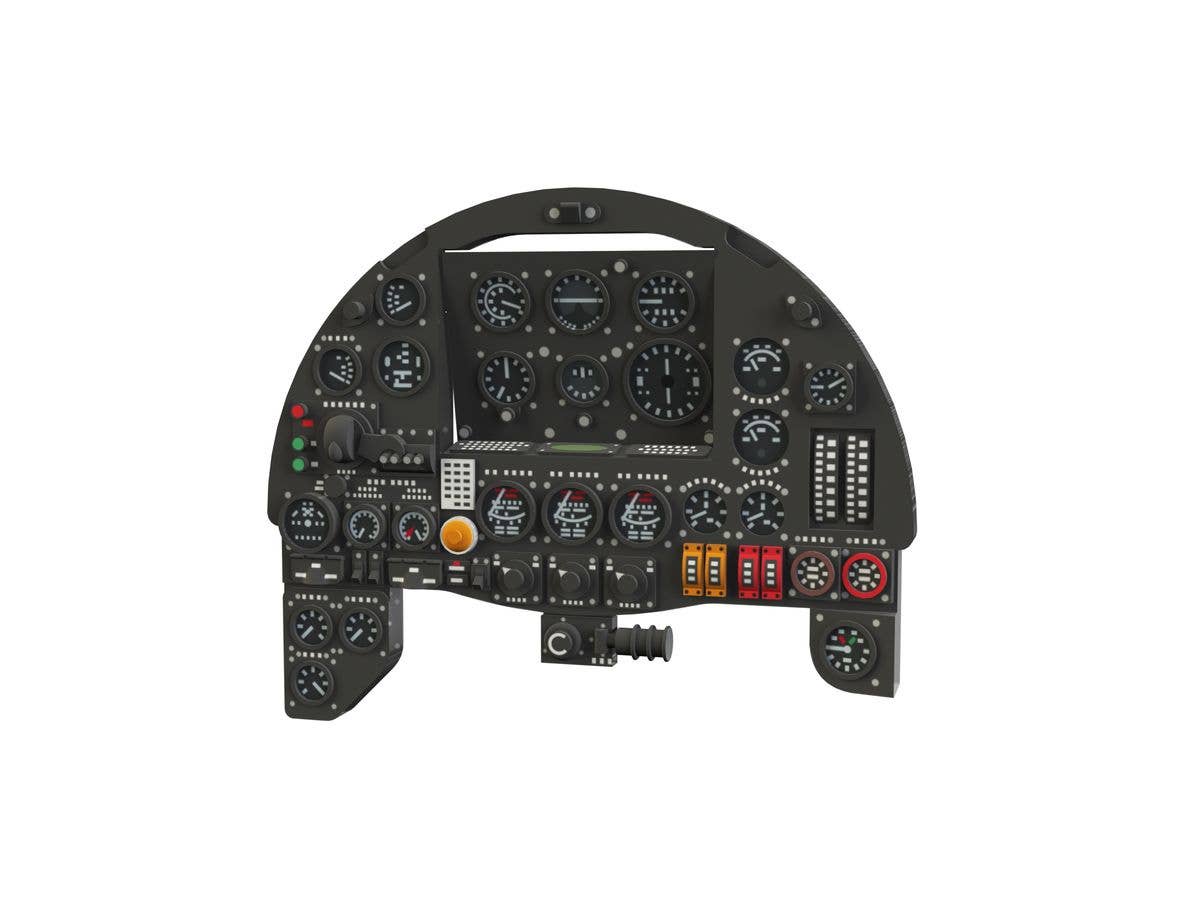 1/48 HP.52 ハンプデン TB Mk.I ルックプラス 計器盤w/パーツセット (ICM用)