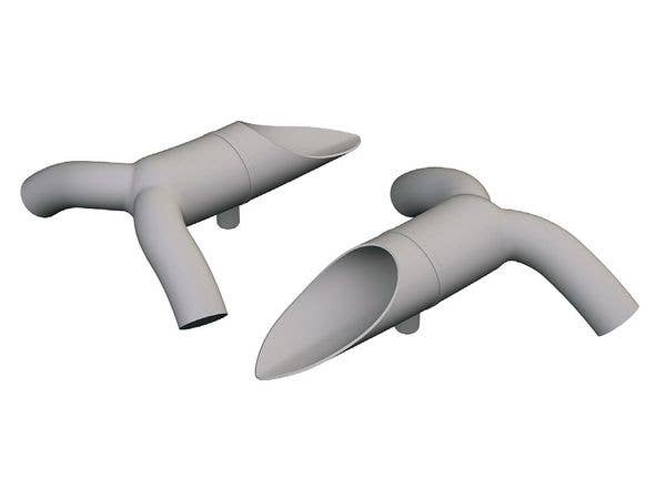 1/48 DB-7B ボストンIII 排気管 (HKモデル用)