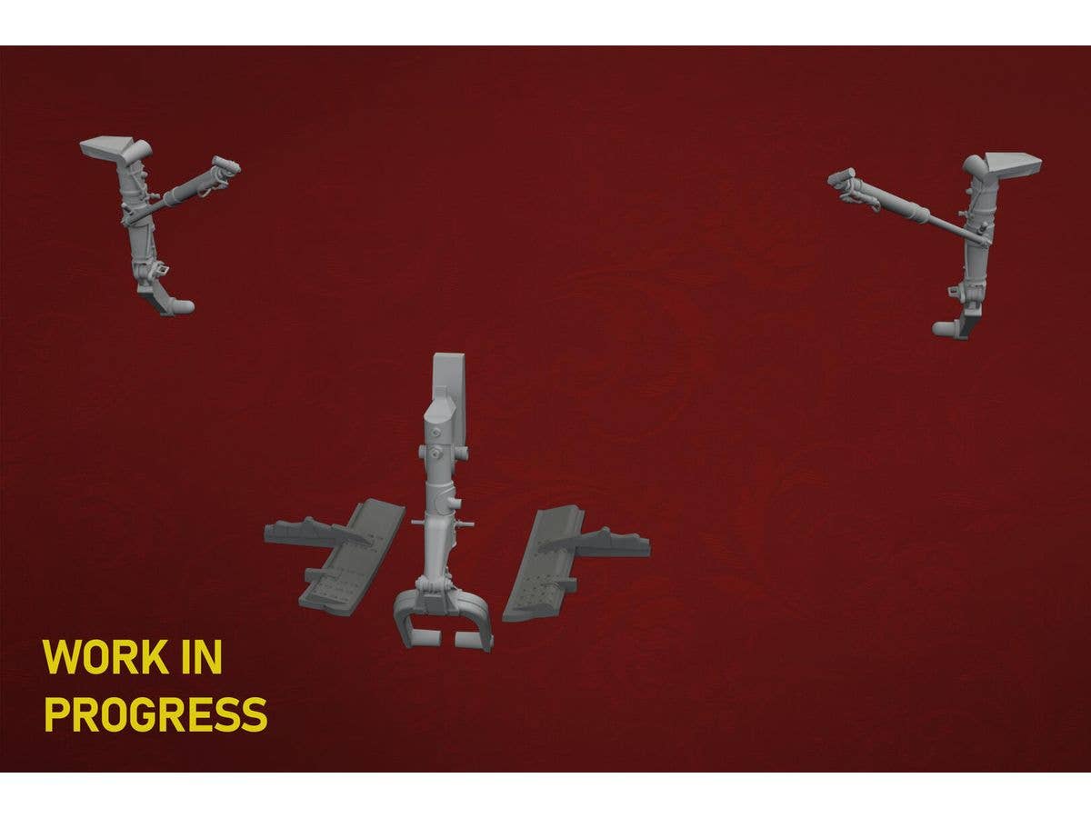 1/48 MiG-15 着陸装置 (エデュアルド用) MiG-15bisにも適合