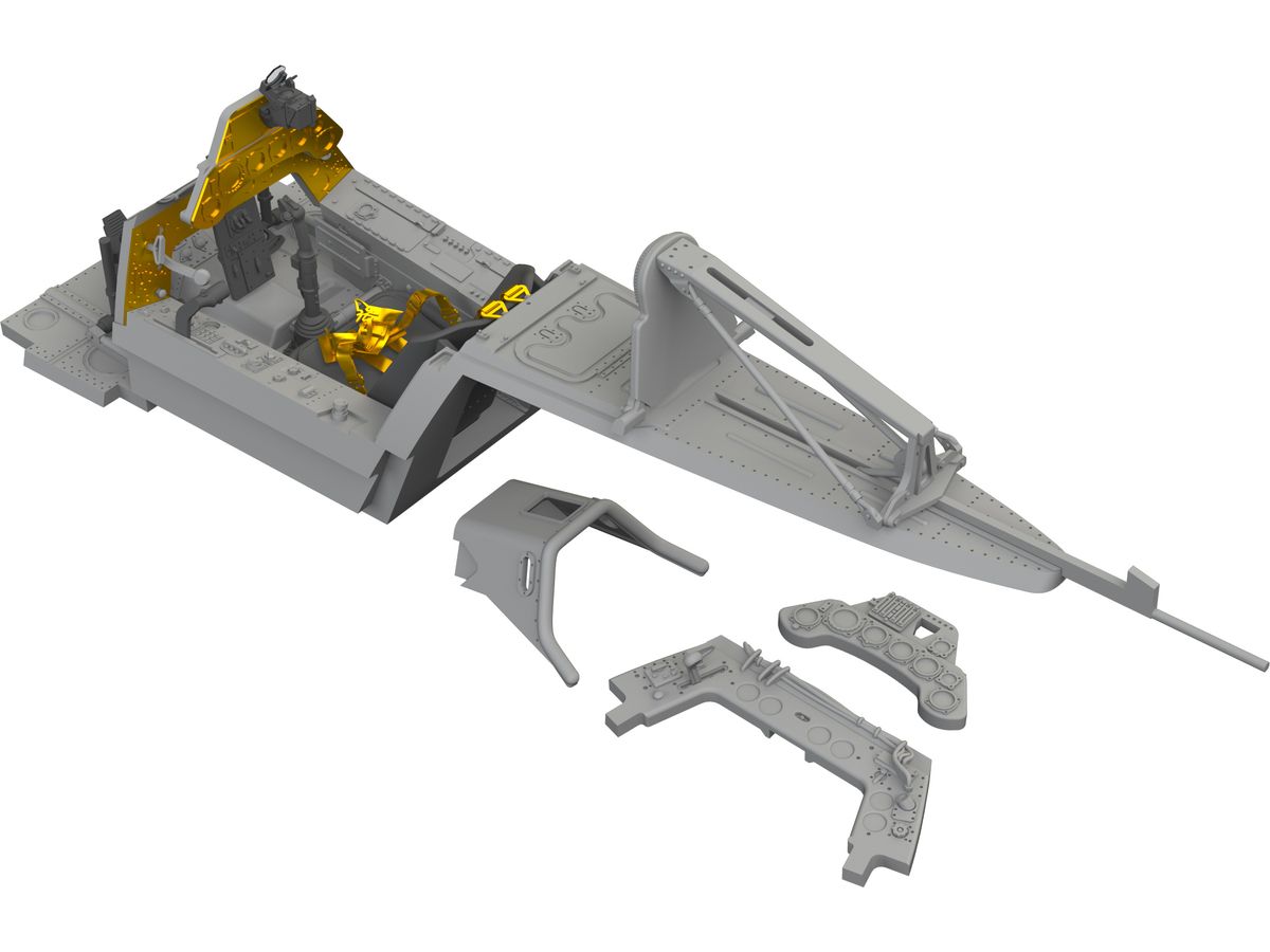 1/48 Fw190A-7 コックピット (エデュアルド用)