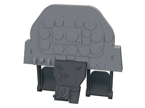 1/72 P-51D マスタング ルック 計器板 (アルマホビー用)