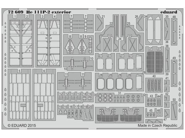 1/72 He 111P-2 外装パーツセット エアフィックス用