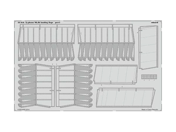 1/24 タイフーン Mk.Ib エッチングパーツセット エアフィックス用