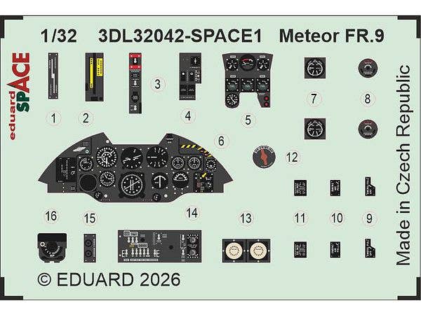 1/32 ミーティア FR.9 ビッグEDパーツセット (レベル用)