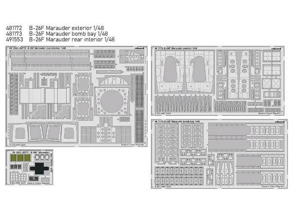 1/48 B-26F マローダー パートII ビッグEDパーツセット (ICM用)