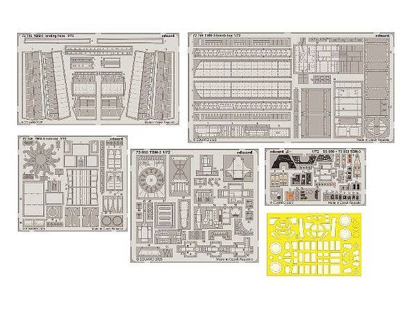 1/72 TBM-3 ビッグEDパーツセット (ホビーボス用)