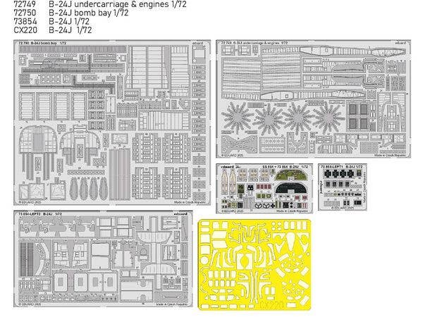 1/72 B-24J ビッグEDパーツセット (ハセガワ用)