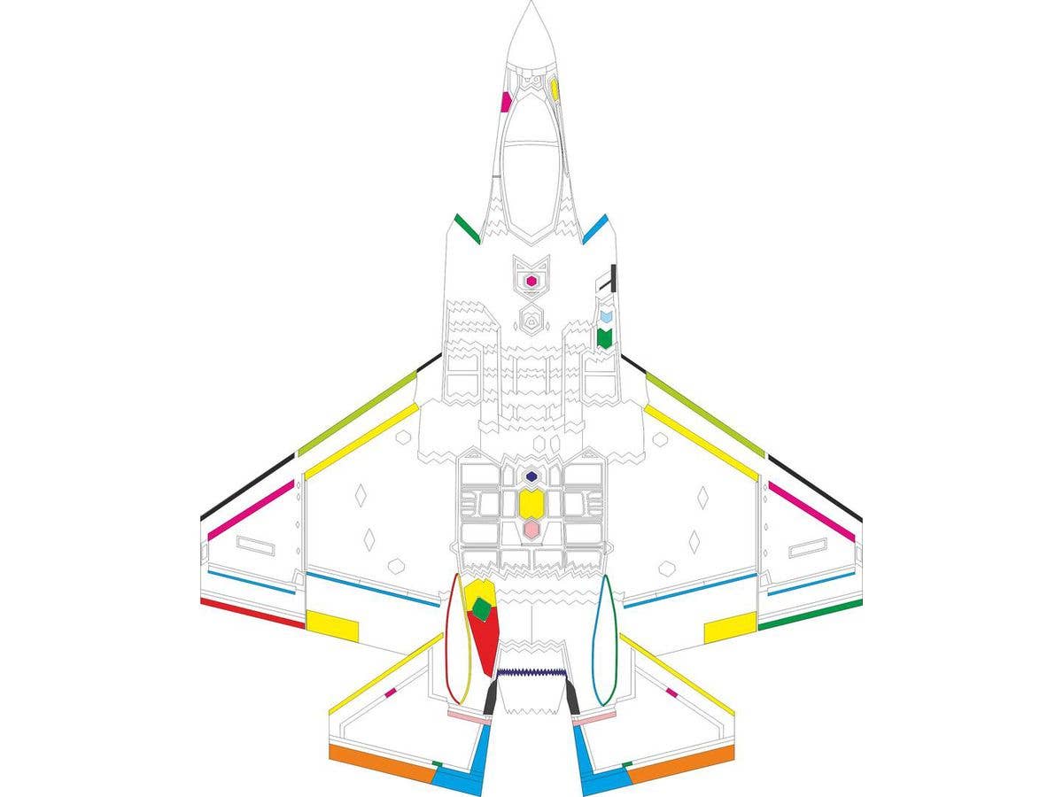 1/72 F-35C RAMコーティング塗装マスクシール (タミヤ用)