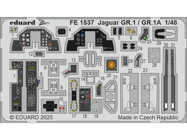 1/48 ジャギュア GR.1/GR.1A ズームエッチングパーツ  (エアフィックス用)